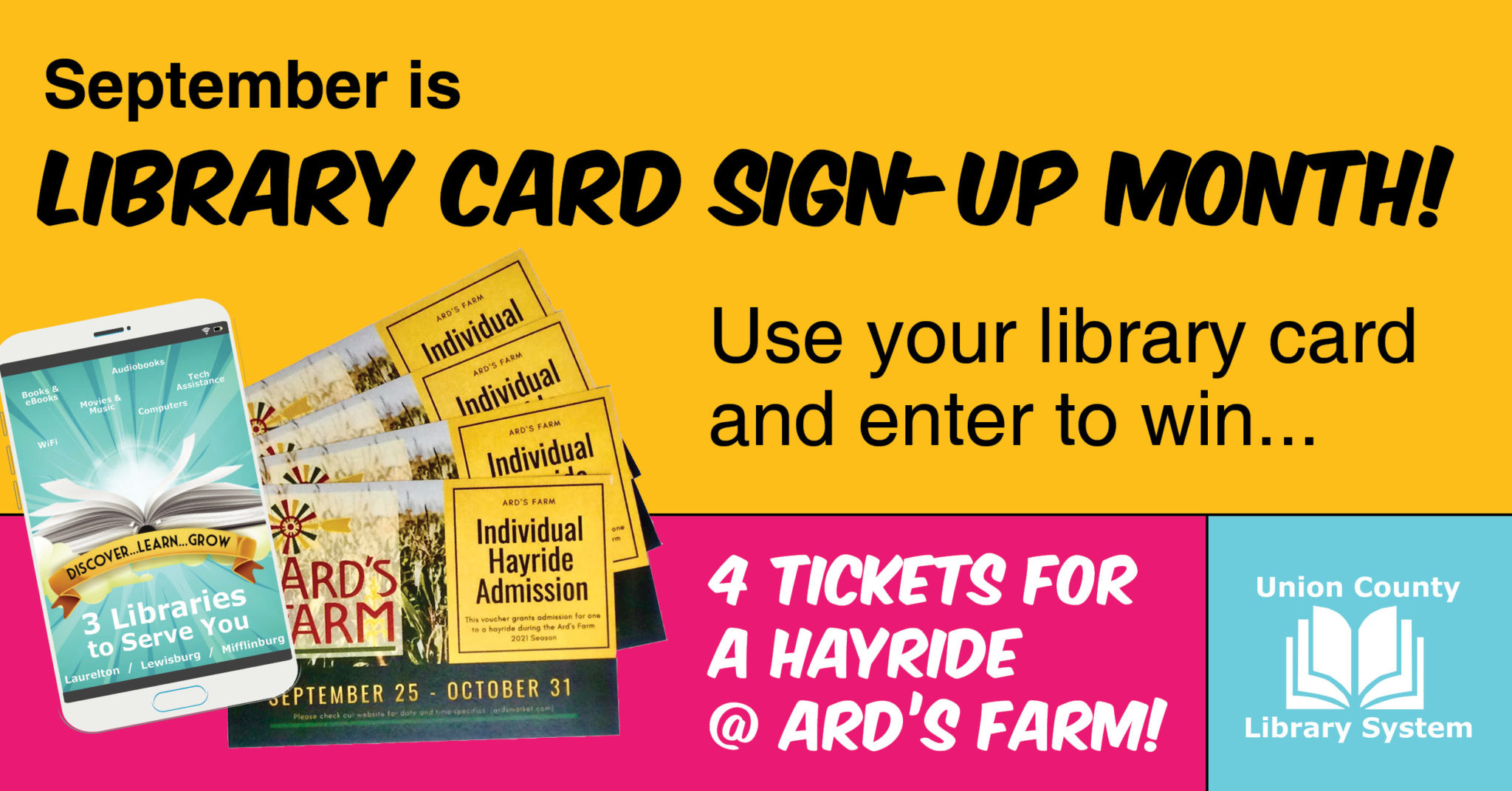Library Card Sign Up Month Union County Library System